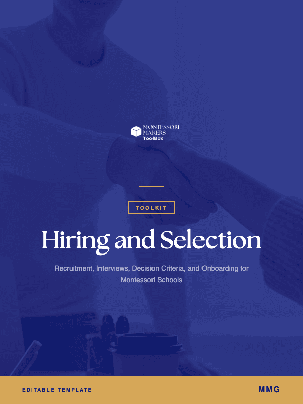 Montessori Hiring & Selection Toolkit