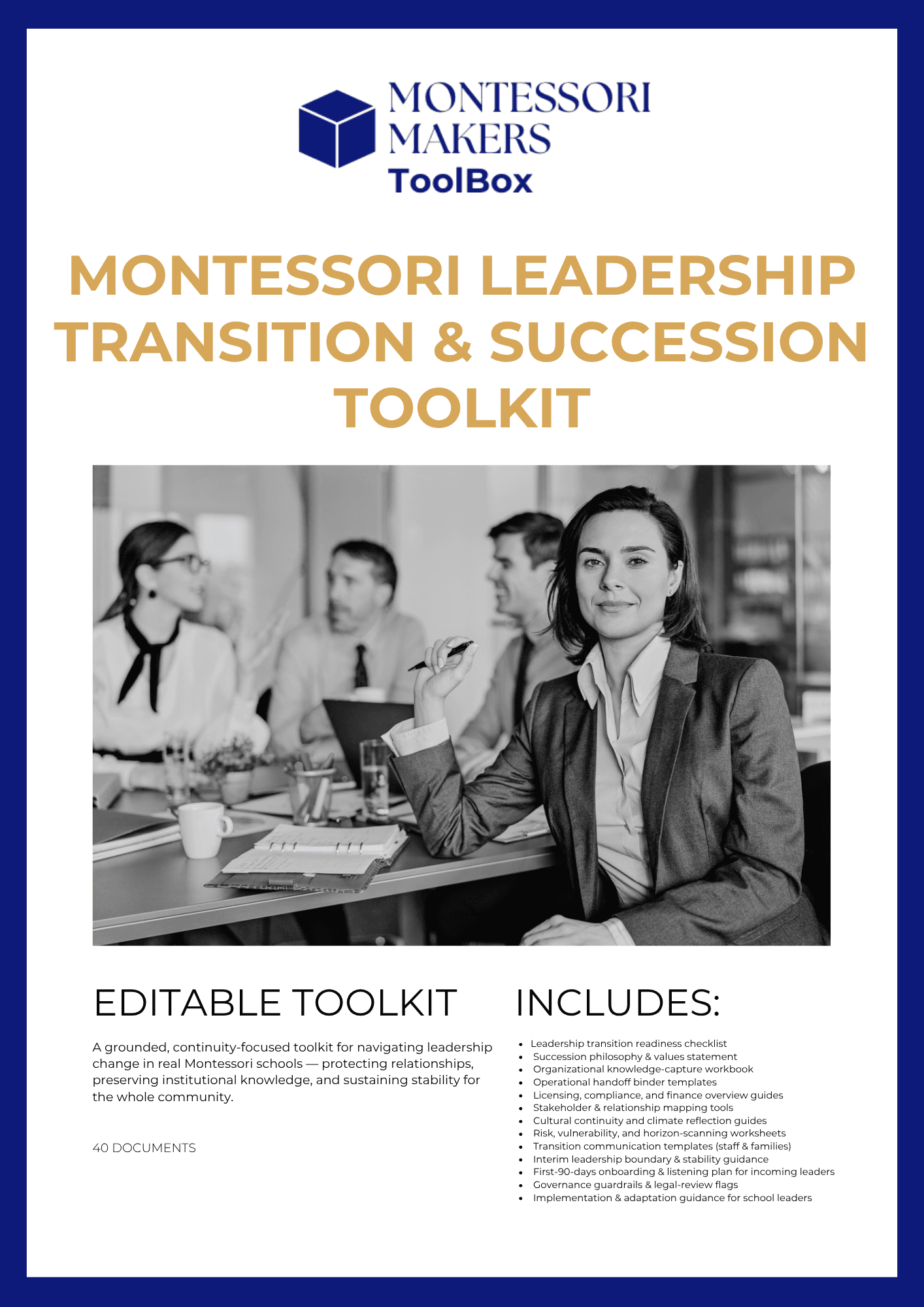 Leadership Transition & Succession Toolkit