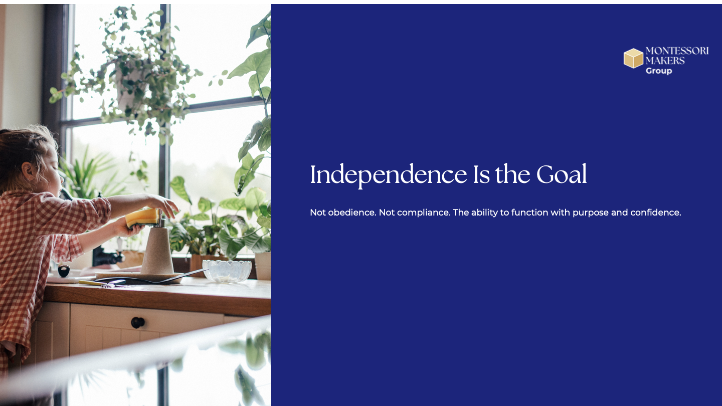 Independence Is the Goal slide deck cover